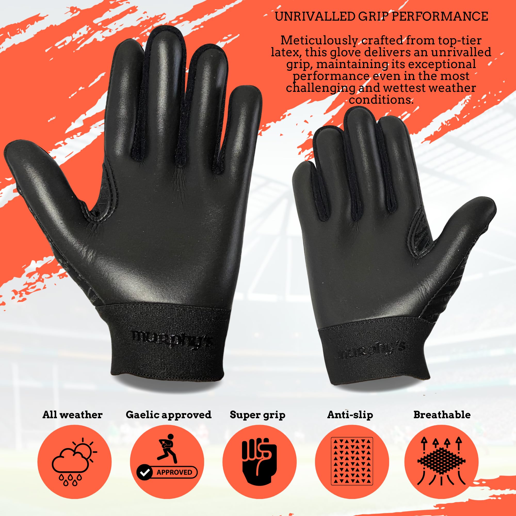 Murphys Guantes marca modelo Murphy's Strapless Gaelic Gloves