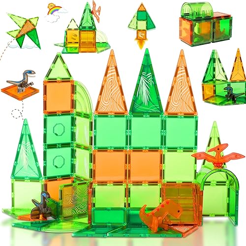 Juego de bloques magnéticos, juguetes magnéticos para niños y niñas de más de 6 años, bloques de construcción magnéticos, inspiradores, educativos