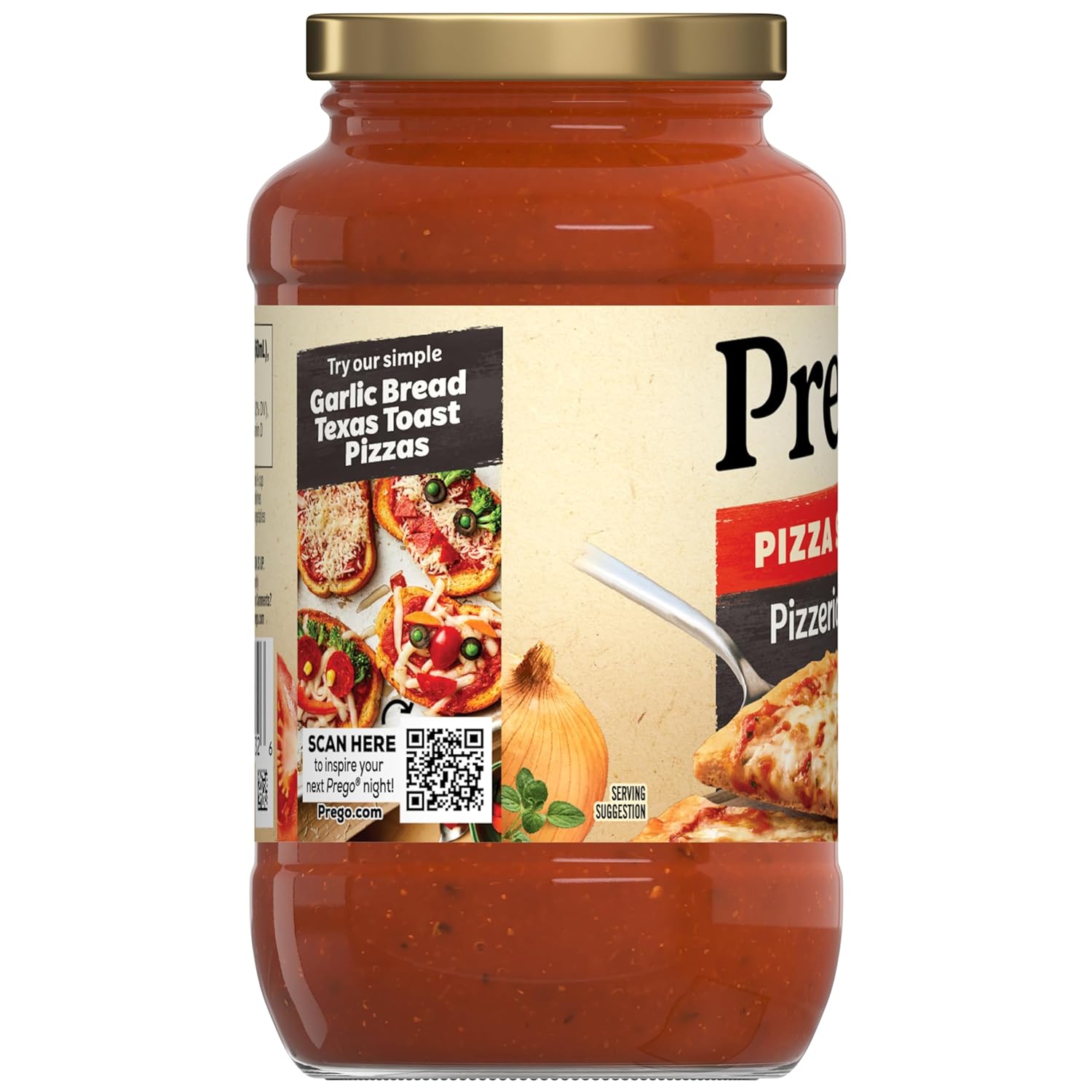 Prego Pizzeria Style Pizza Sauce, 14 OZ Jar (Pack of 12)