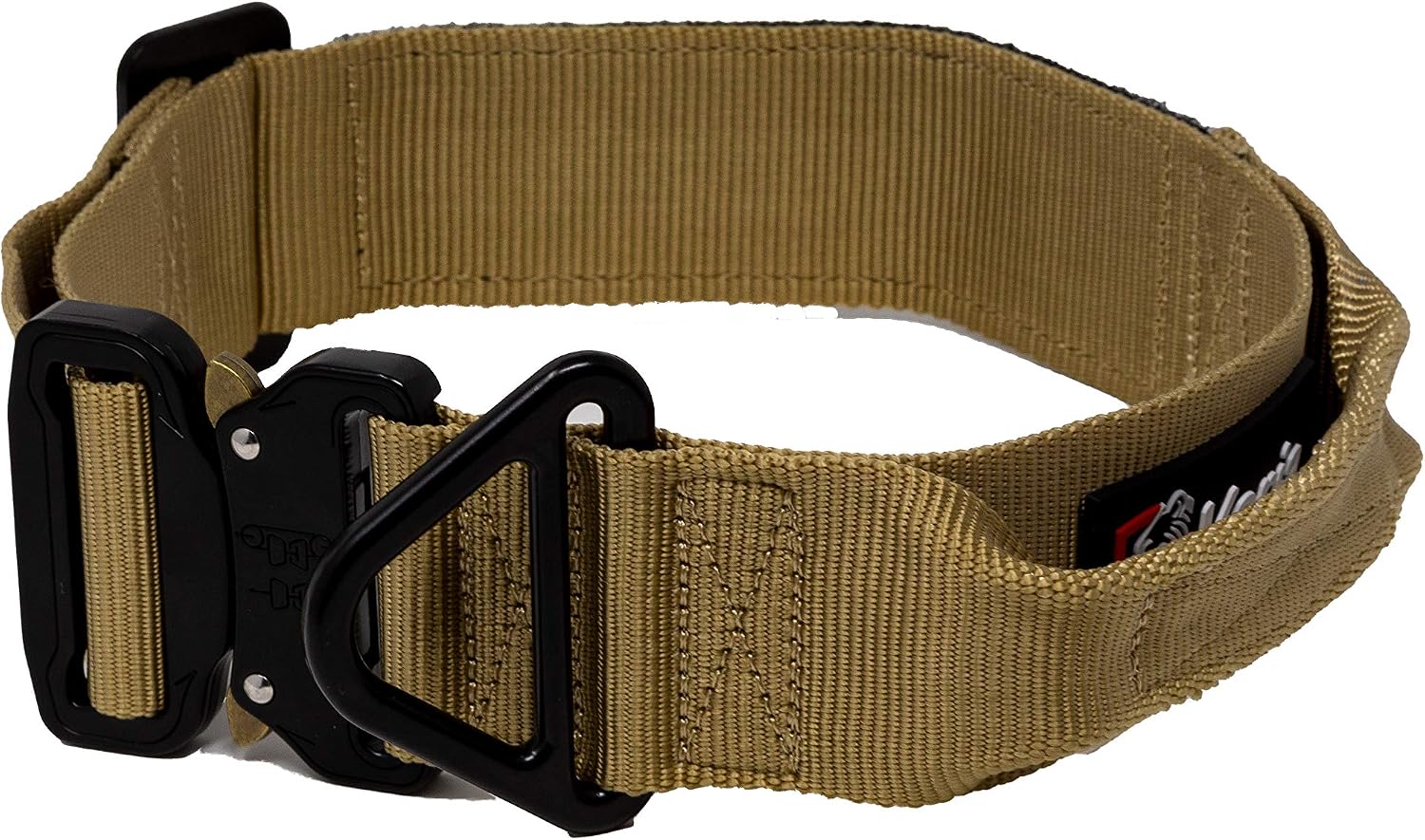 Verja Tactical Adjustable Dog Collar with Heavy Duty Metal Buckle for Medium & Large Dogs K9 Military Dog Training Collars with with…