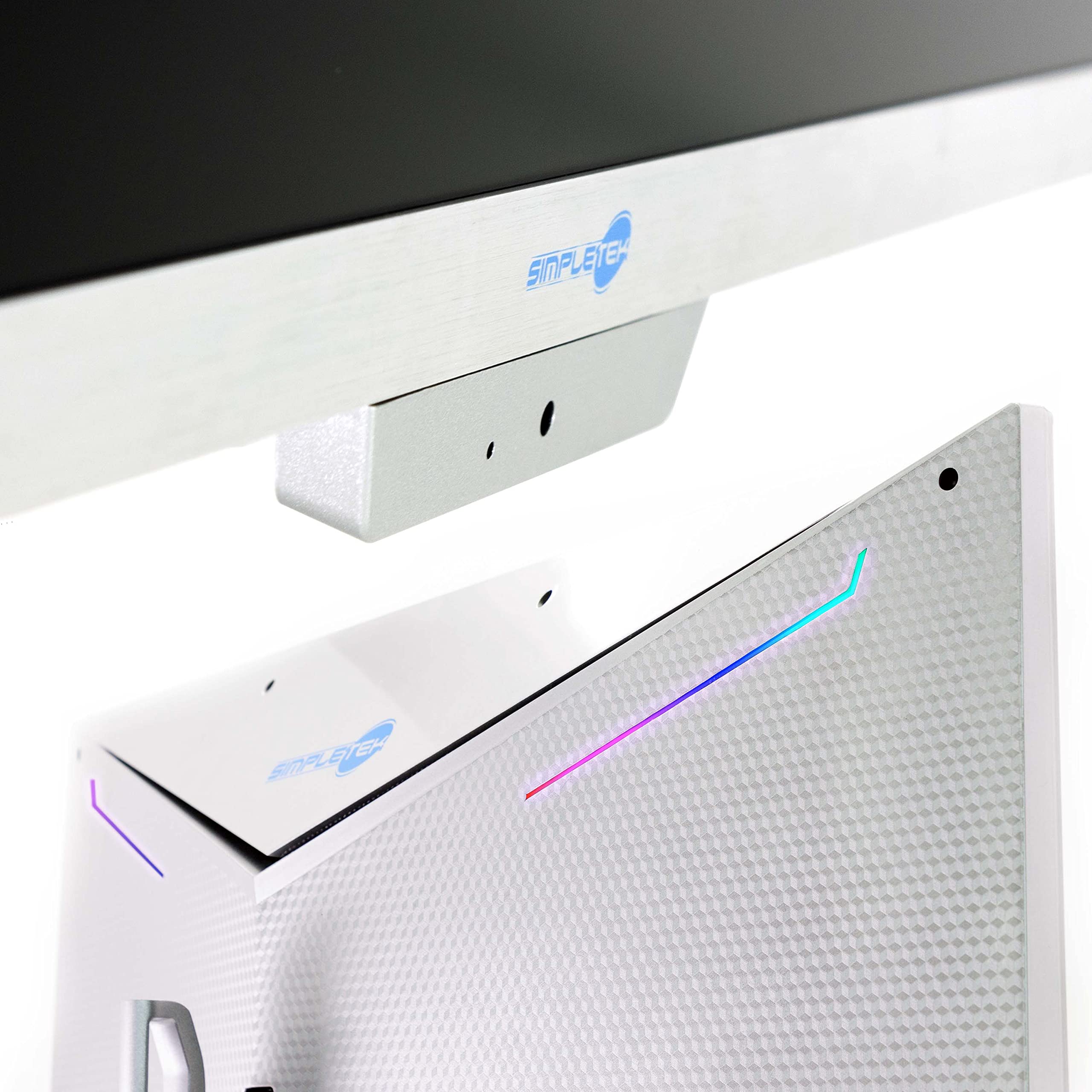 SIMPLETEK PC All in One RGB Core i7 Windows 11 Pro 27" Full HD RAM 16 GB SSD 240GB + 2 TB | Webcam Integrata, WiFi5, Bluetooth | Computer Fisso Desktop