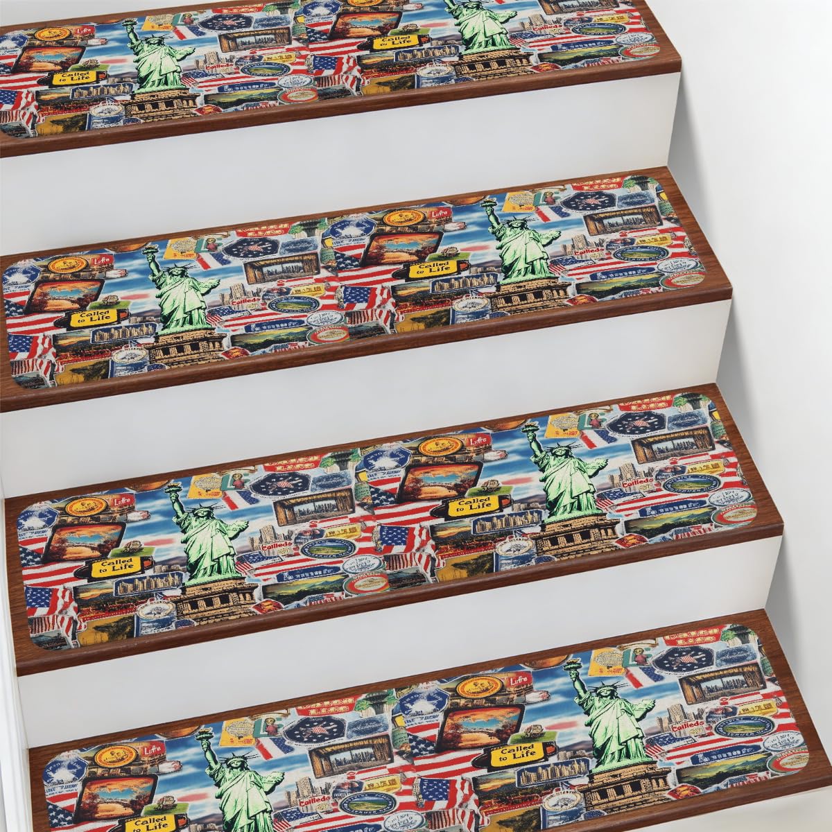 Protectores de escaleras interiores de Nueva York para evitar caídas y arañazos de garras