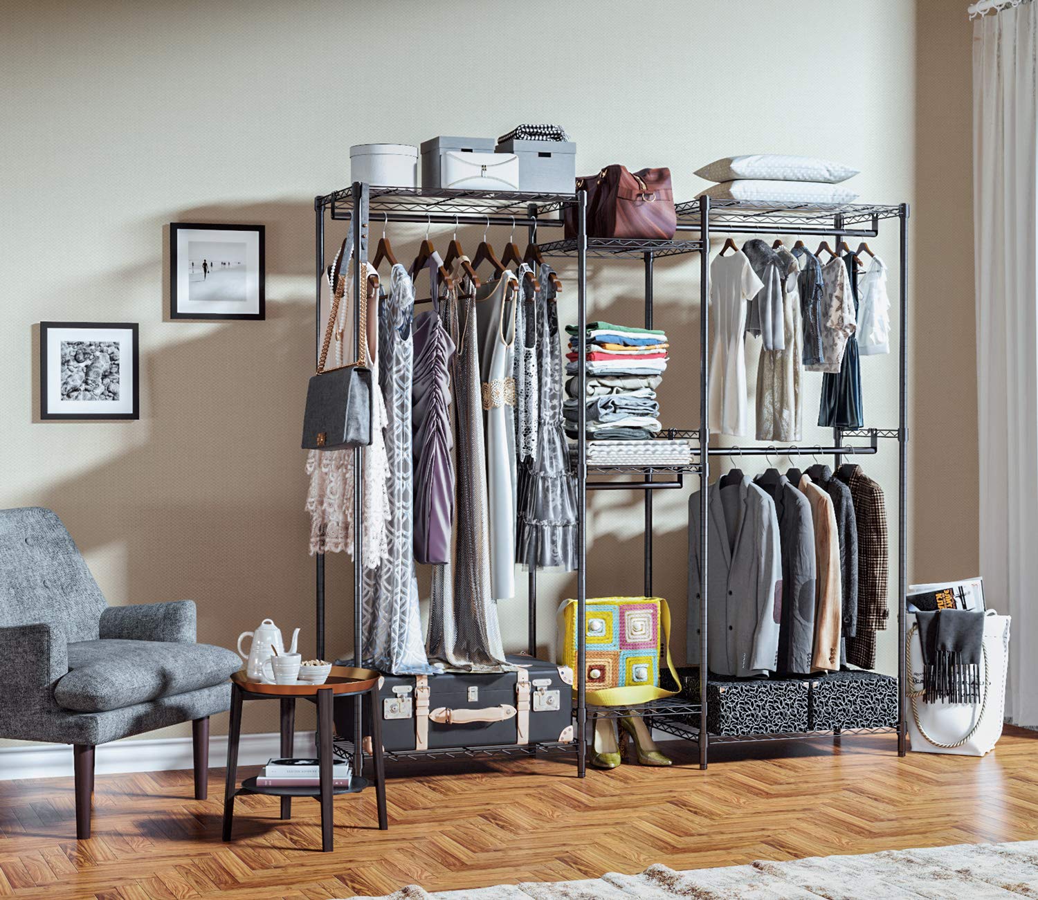 Buy VIPEK V6S Upgrade 5 Tiers Wire Garment Rack Heavy Duty Clothes Rack