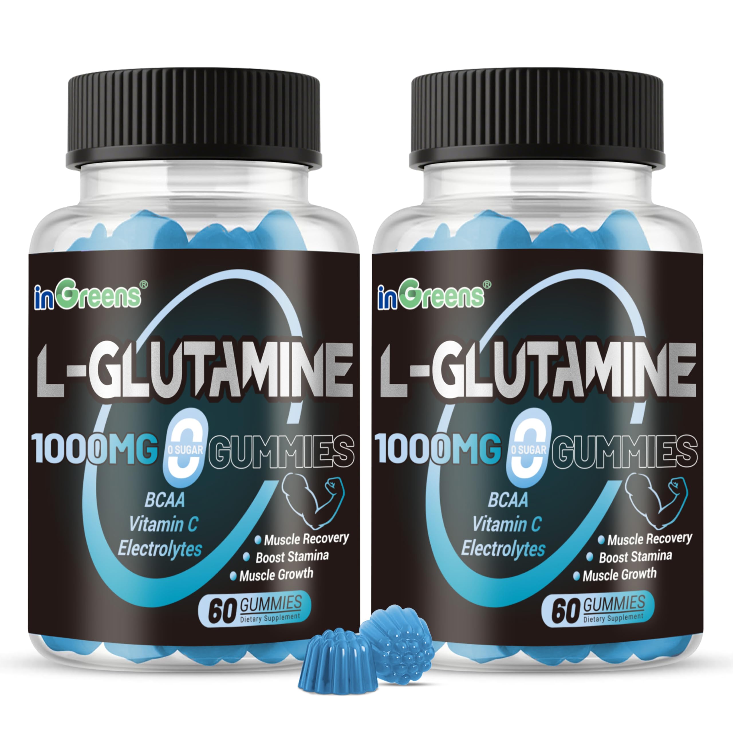 inGreens L-Glutamine Gummies 1000mg, 60 Count — Amazon image 11