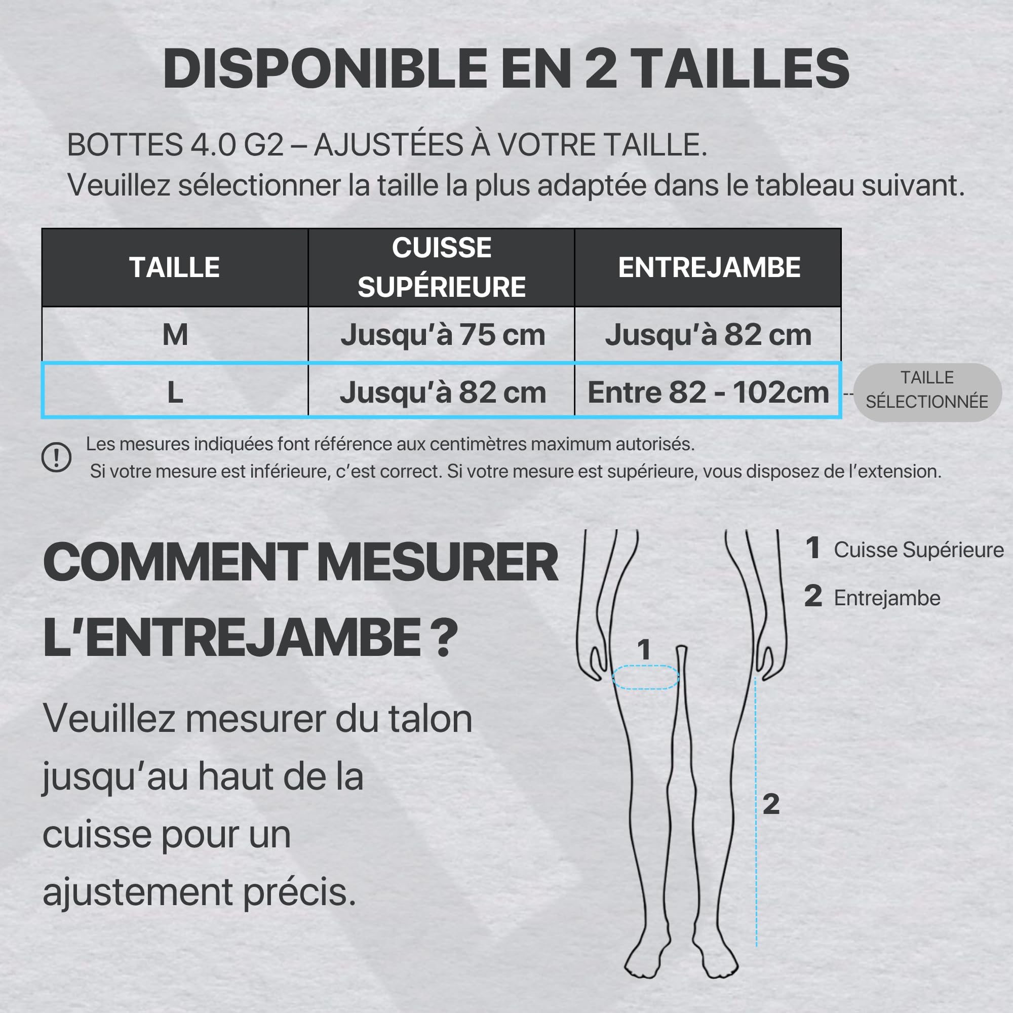 RECOVERY PLUS Bottes de compression d'air pour jambes, pressothérapie à la maison, masseur pour drainage lymphatique et circulation, récupération musculaire, niveau professionnel (taille L)