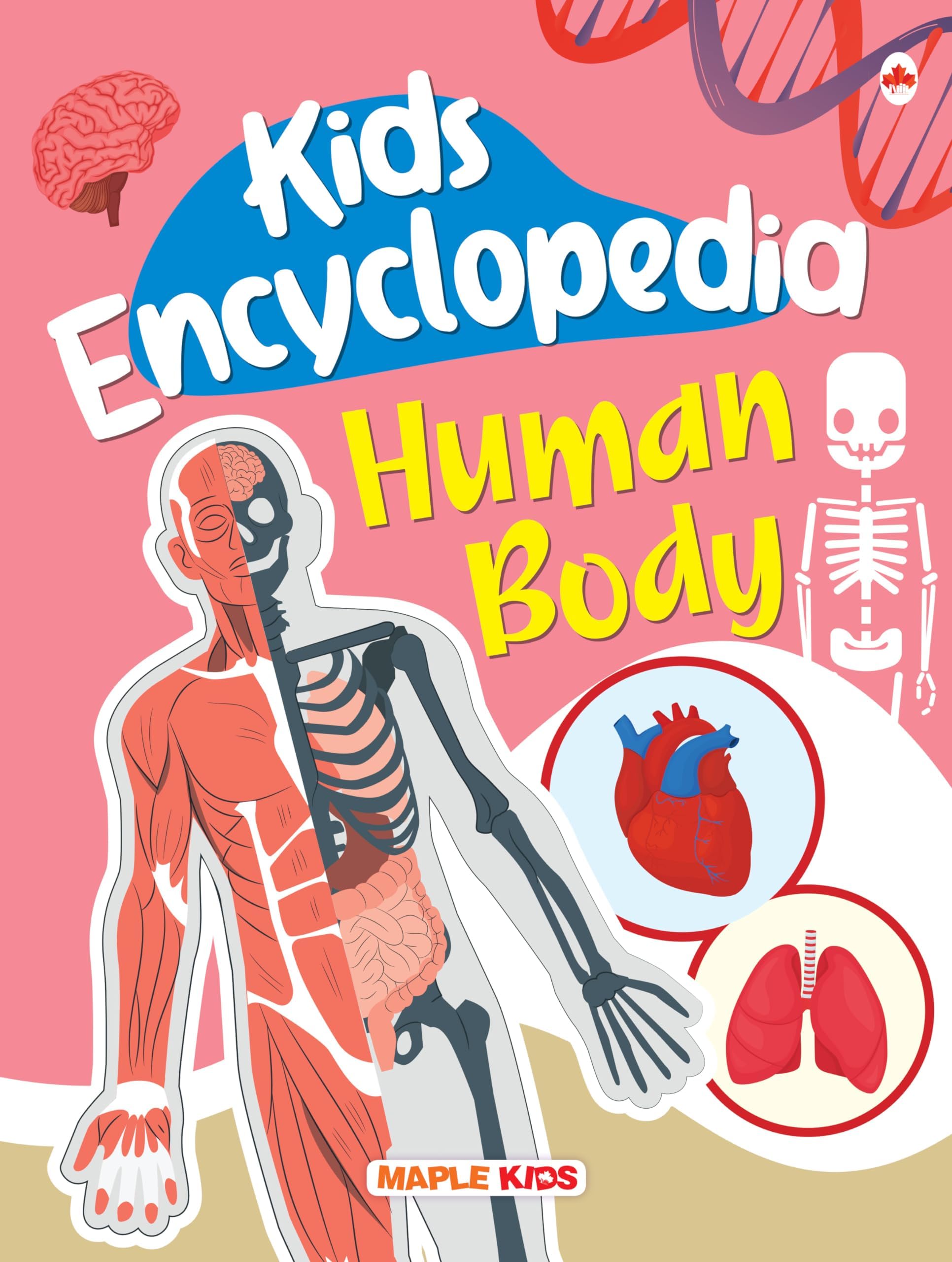 Kids Encyclopedia (Illustrated) - Human Body - Questions and Answer with Pictures - Knowledge Books for Kids - Age 6+ - Digestive, Circulatory, ... Hormones, Mouth and Teeth, Sense Organs