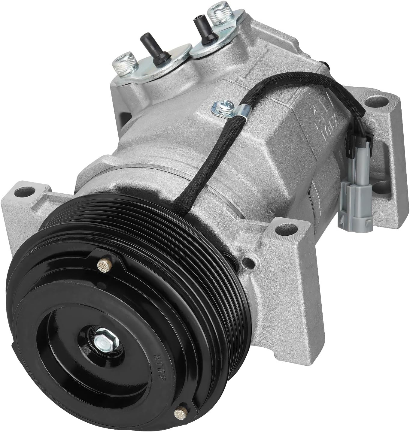 AC Air Conditioner Compressor With Clutch fit for Chevy Silverado 1500 03-13, for Silverado 2500HD 03-10, for Silverado 3500 03-06, Express 1500/2500/3500 08-09, for GMC Sierra 1500/2500HD/3500 03-13