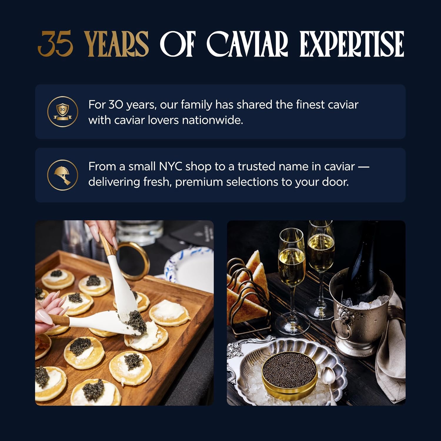 CAVIAR MARKET Premium PADDLEFISH Caviar 100g, Freshly Packed in Single Tin Cans, Delivered Fresh, Guaranteed Overnight Delivery