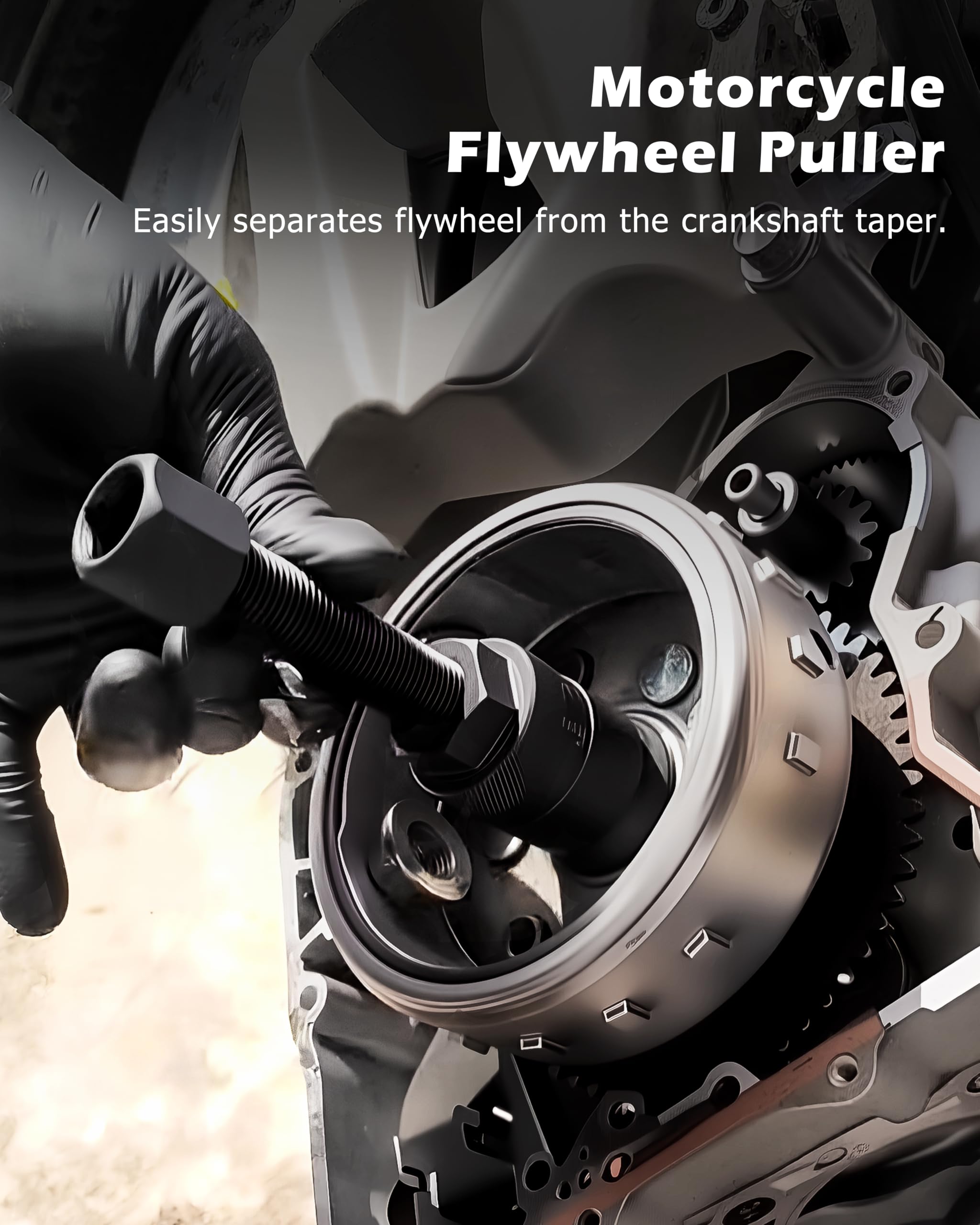 DAYUAN Extracteur de volant d'inertie de moto compatible avec Yamaha, Kawasaki, Honda, Suzuki, lot de 10 pièces avec étui