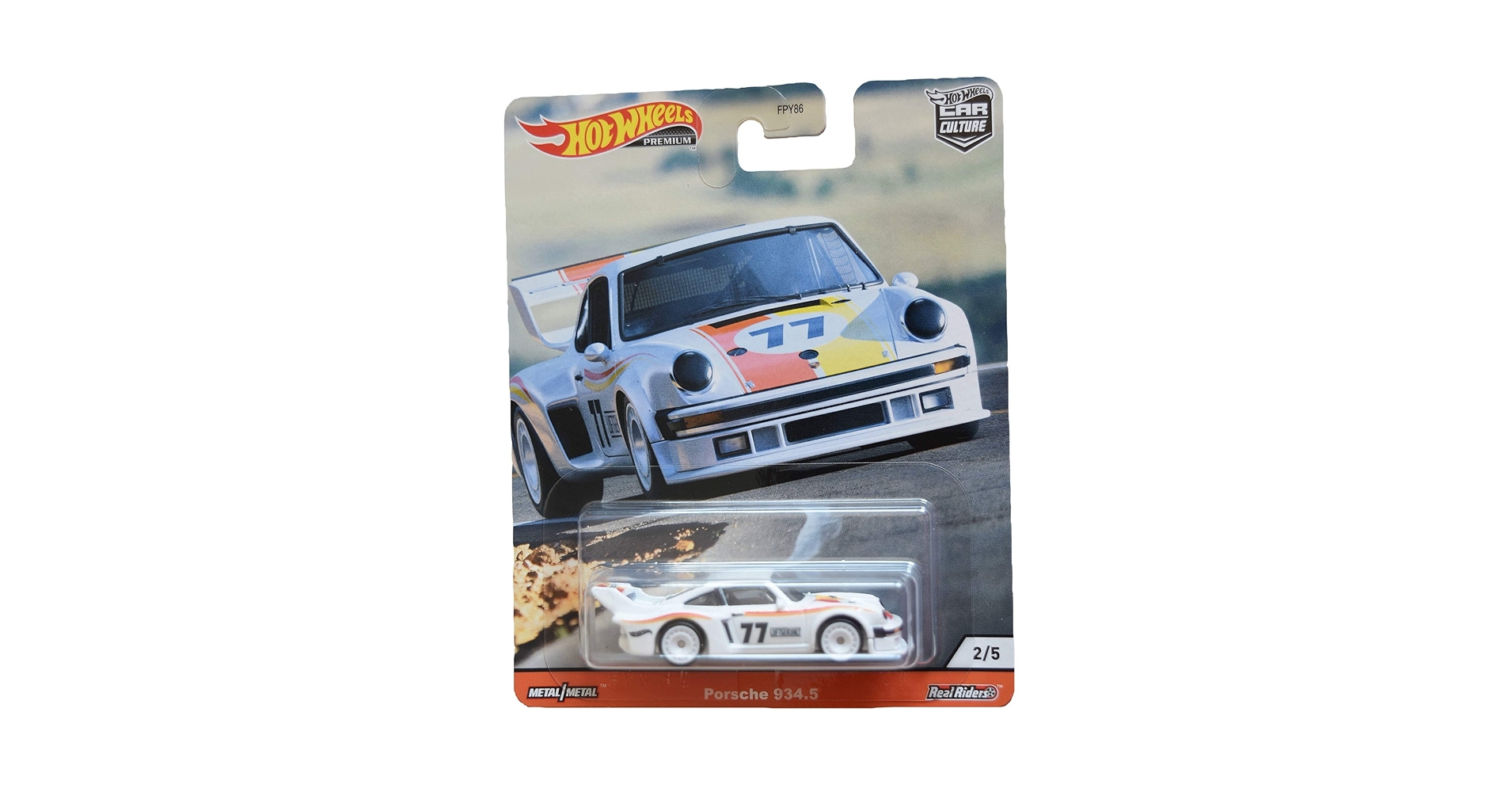 ホットウィール PORSHCHE 934 5 STH Hot Wheels 2018 Super Treasure Hunt Porsche 934.5 Real