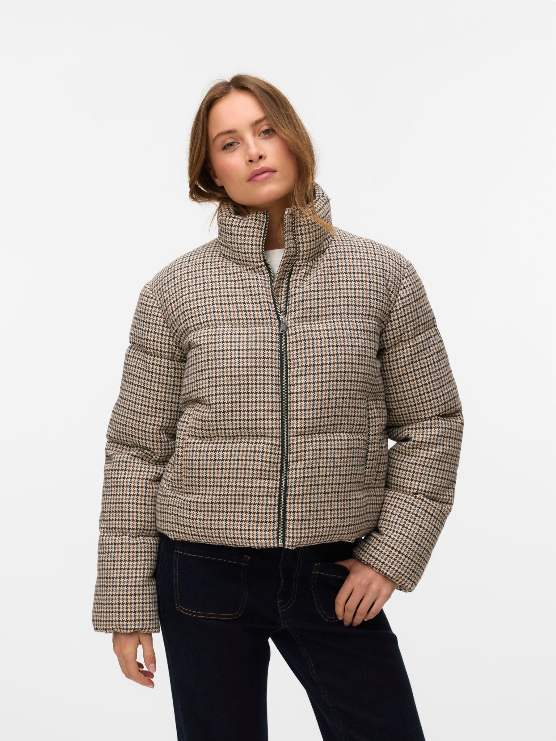 VERO MODA Vmlyon Short Jacket Vmlyon - Chaqueta corta Mujer (Pack de 1)
