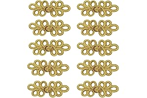 10 Pairs Chinese Frog Closures for Sewing Projects