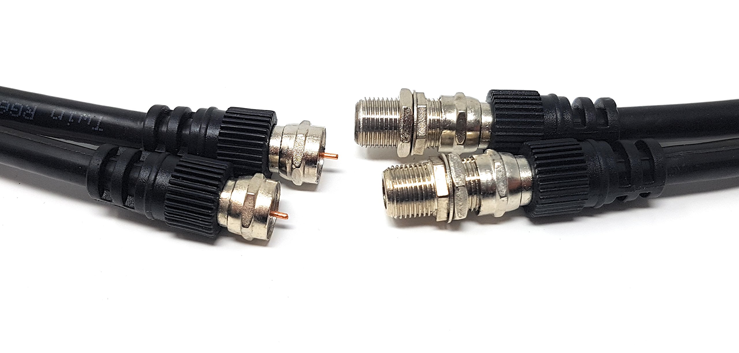 KIT PROLUNGA COLLEGAMENTO TV Satellitare Con Prese 5/10/20 Pezzi Tipo F EUR 4,62 - IT - Foto 9