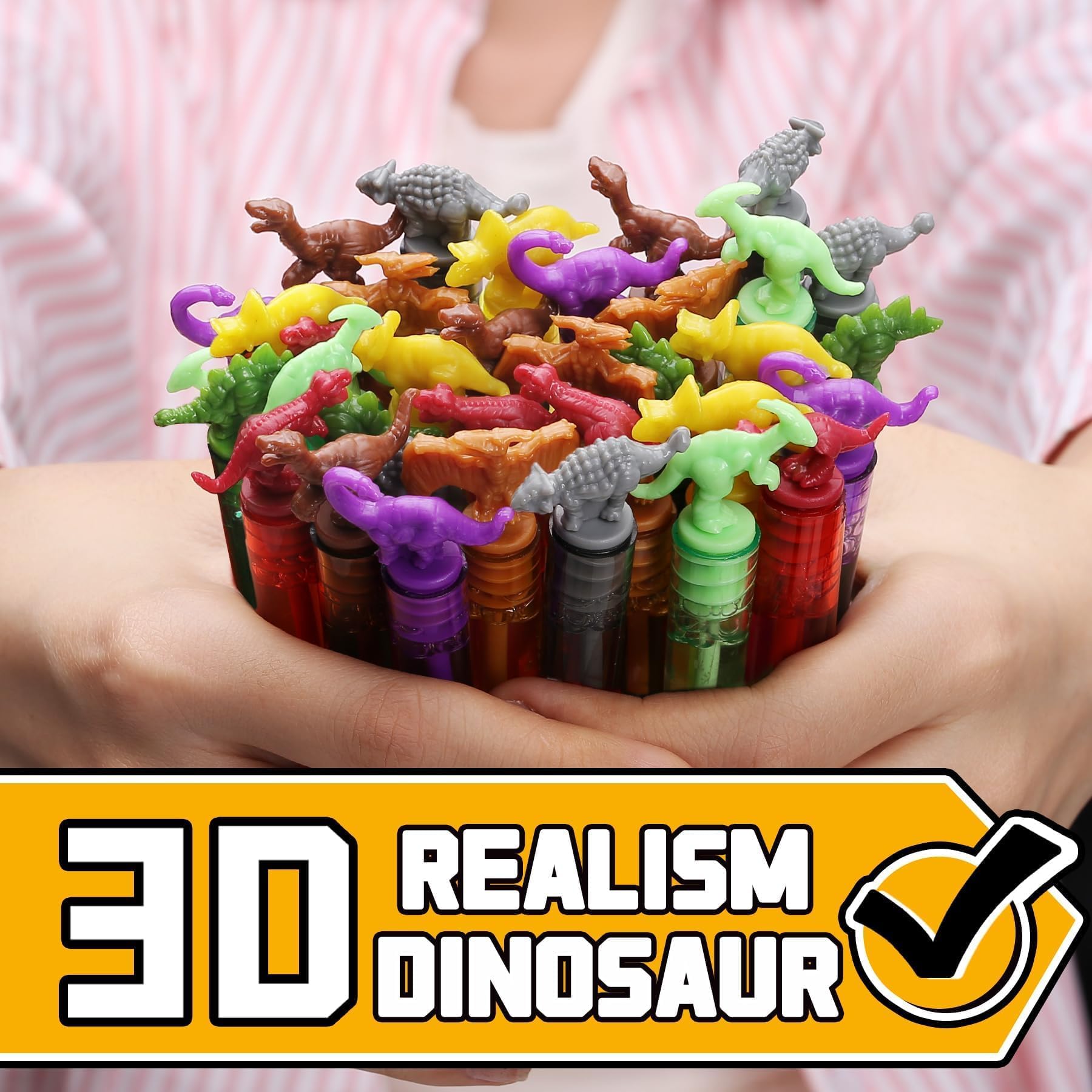 Dinosaur Bubble Wands - Bulk Party Favors -6