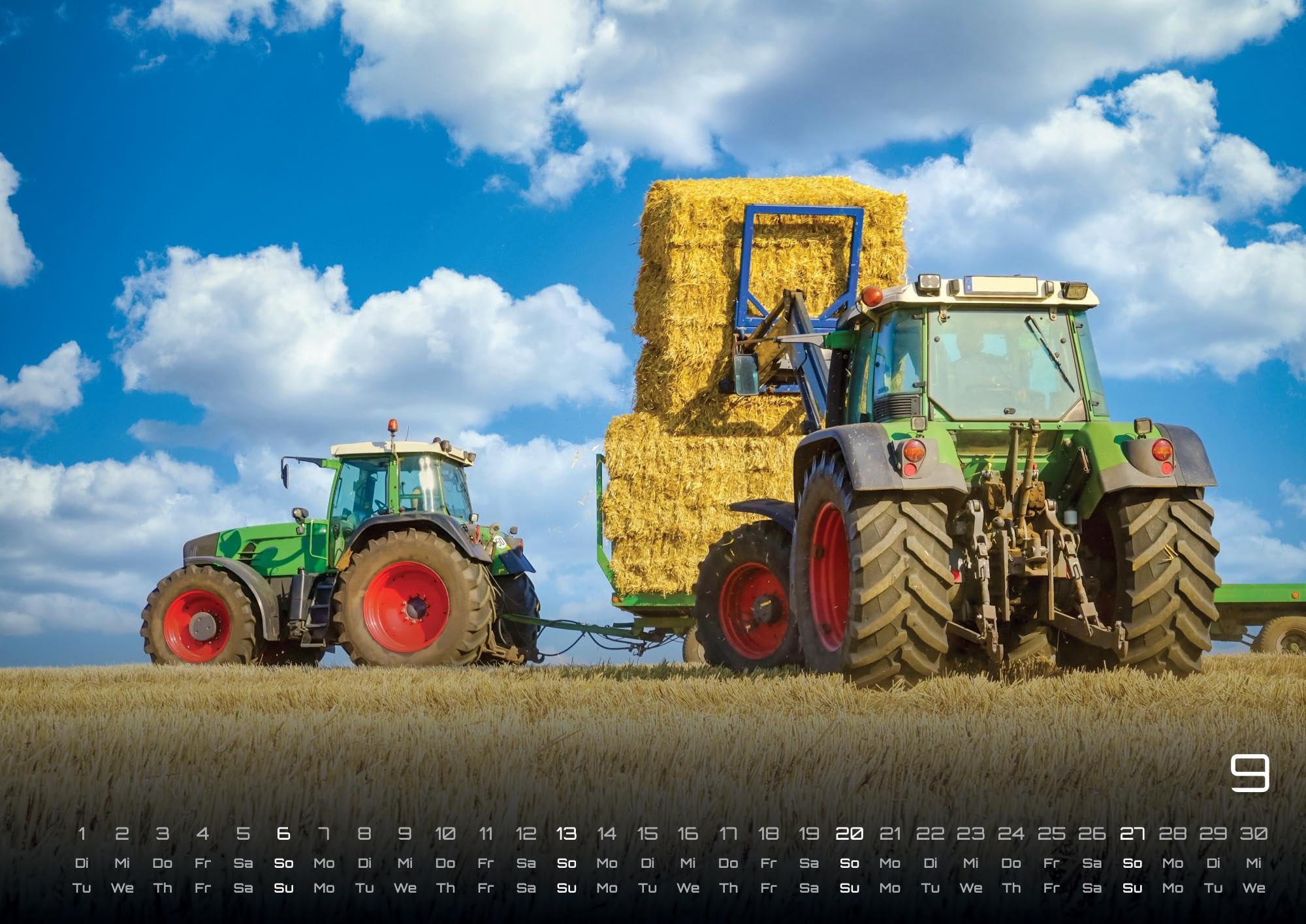 Landmaschinen - Traktor - 2026 - Kalender DIN A2: Der Wandkalender mit den besten Landmaschinen für das Jahr 2026 im extragroßen Format DIN A2 (ca. 60 x 42 cm)!