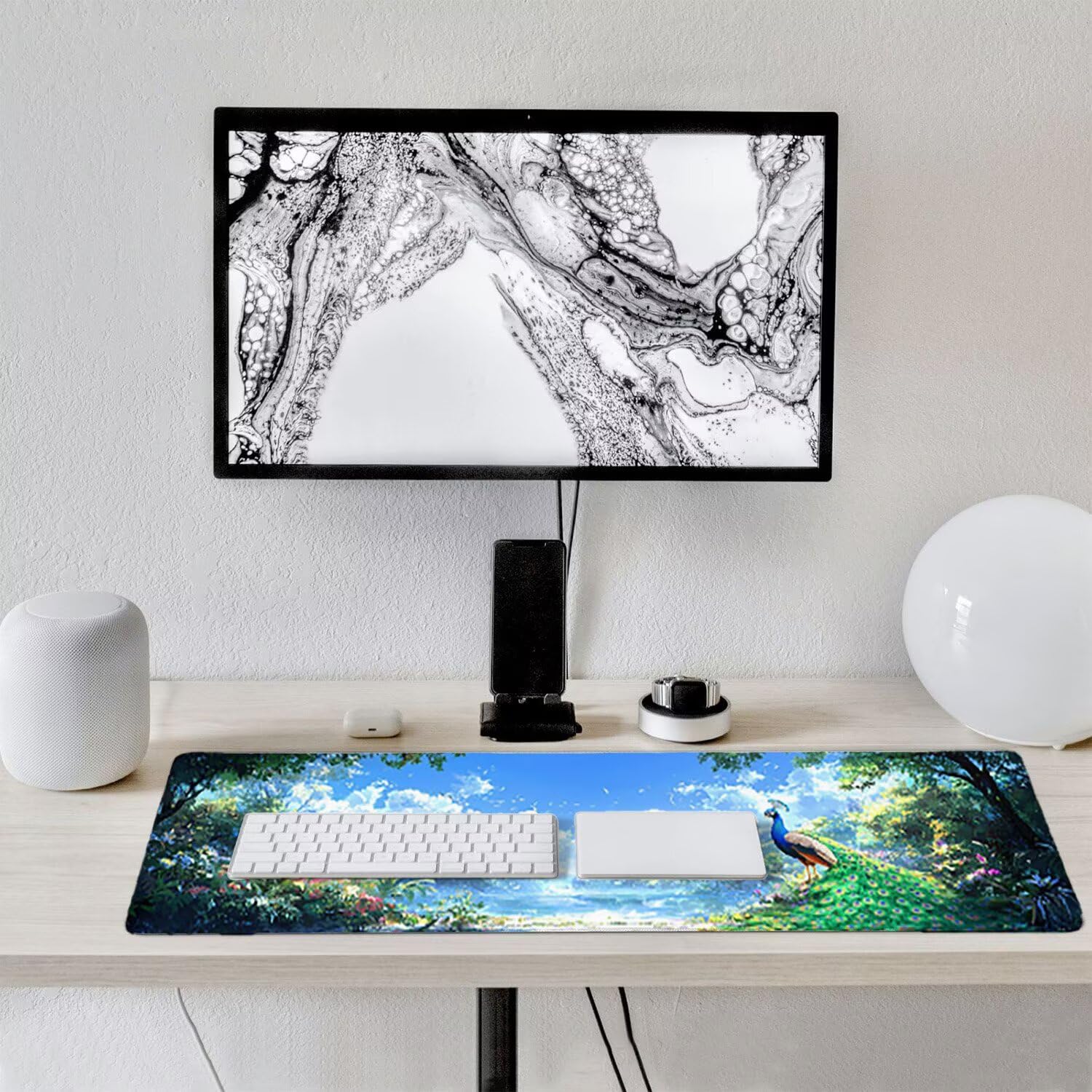 Podkładka pod mysz do gier, 1200 x 400 mm XXL Podkładka pod mysz do gier, duża, antypoślizgowa, wodoodporna, iExtended długa podkładka pod mysz do klawiatury XXL, akcesoria biurowe, do gier, komputera