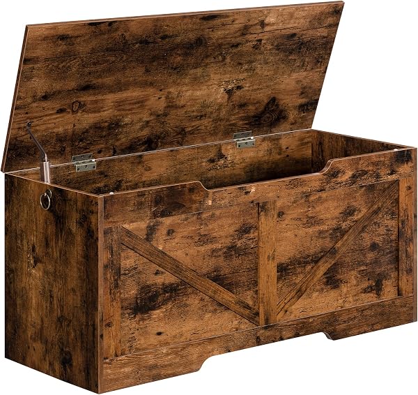 HOOBRO 39.4 inch Wooden Storage Chest