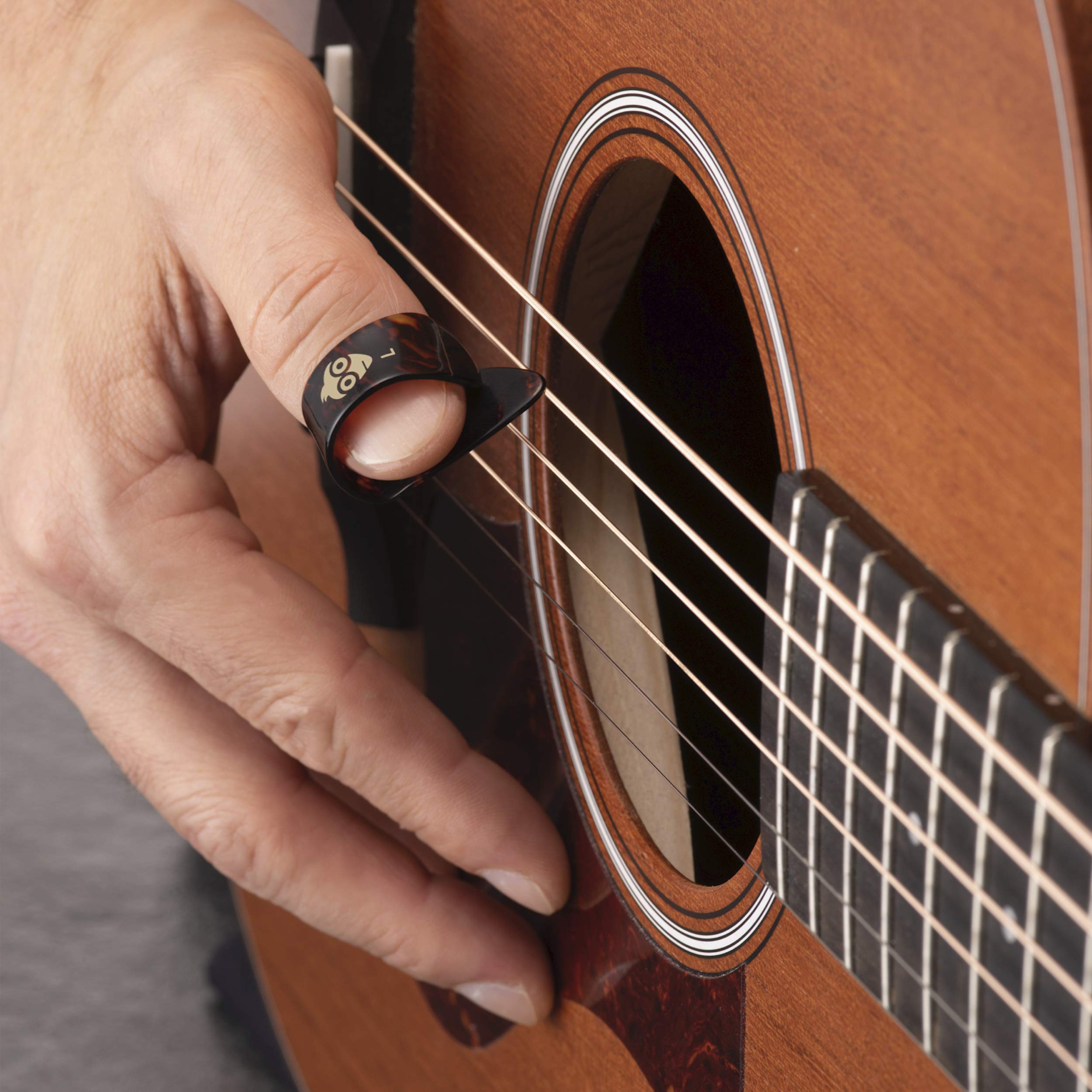 Pick Geek Finger and Thumb Pick Set, Tortoiseshell, Small - Image 4