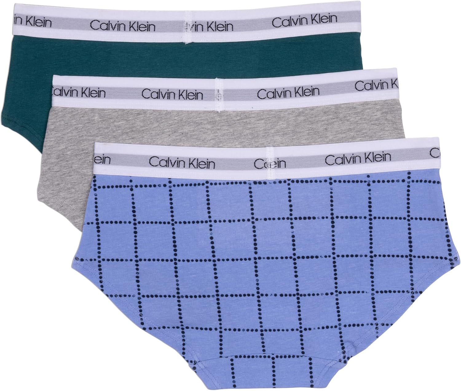 Calvin Klein Kids Girls' Modern Cotton Hipster Underwear 3-Pack - Image 2