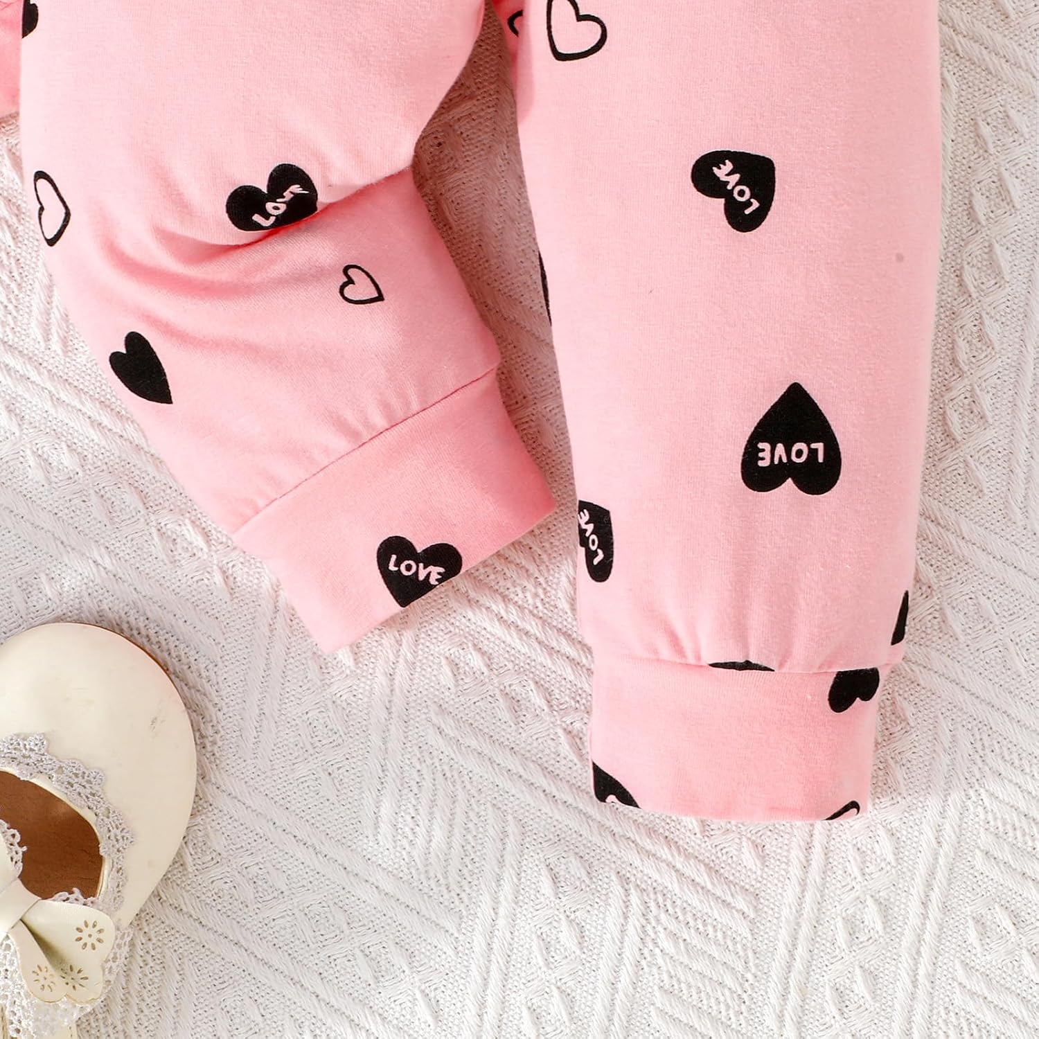 GDTOGRT Newborn Baby Girl Clothes Outfit Set Sweet Ruffle Romper, Pants and Headband 0 3 6 9 12 18 Months Infant Clothing - Image 7