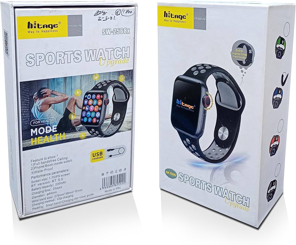 Hitage SW-2568x Full Touch 1.5 inch Smart Watch 400 Nits ...