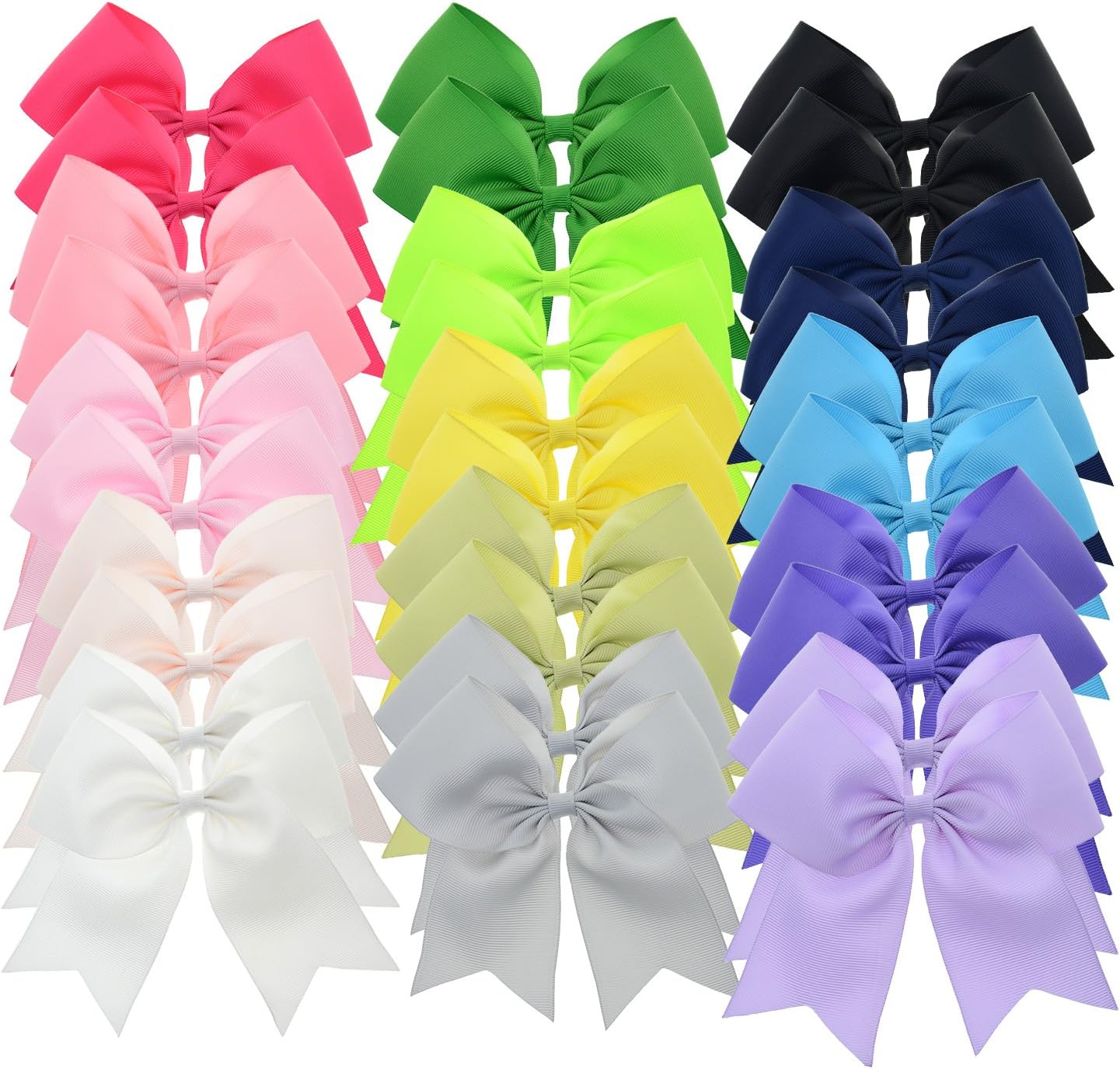 Big 8 Inches Hair Bows For Girls Grosgrain Boutique Hair