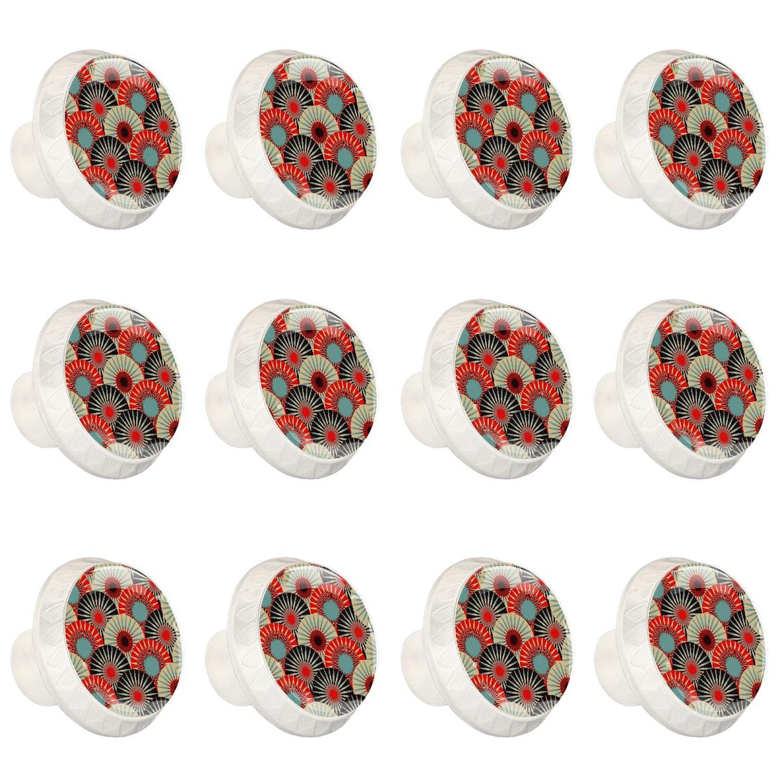Boutons de tiroirs de placard ronds pour rénover facilement une commode x12