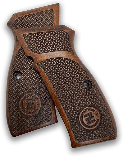 Miniatura 2 de CZ-75 - Empuñadura de pistola hecha a mano de madera de nogal Ars.055 (clásica 2)