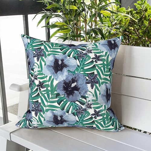 Miniatura 3 de LVTXIII - Juego de fundas para cojines de cama, sofá, patio o sillón de exteriores, cuadradas y decorativas, 2 unidades de 20" x 20", sin relleno,