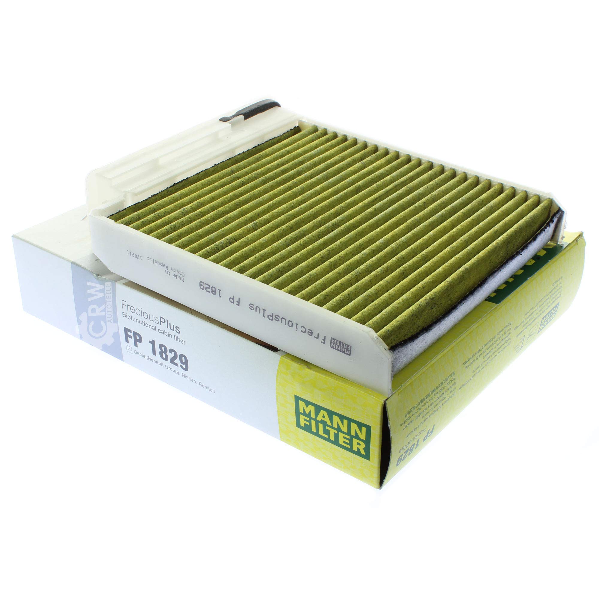 Paquete de inspección Kit de mantenimiento de filtros con filtro de aceite W 66, filtro de aire C 3366, filtro de cabina FP 1829, tornillo de cierre