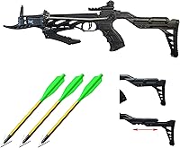 SAS Rogue 80lb Self-Cocking Pistol Crossbow - 185 FPS Compact Power for Hunting & Targets