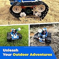 Vista 8 de STEM Robot Toy 6 en 1 Kit de construcción de robot para niños de 8 a 12 años, aplicación de control remoto, juguetes de codificación STEM, regalos