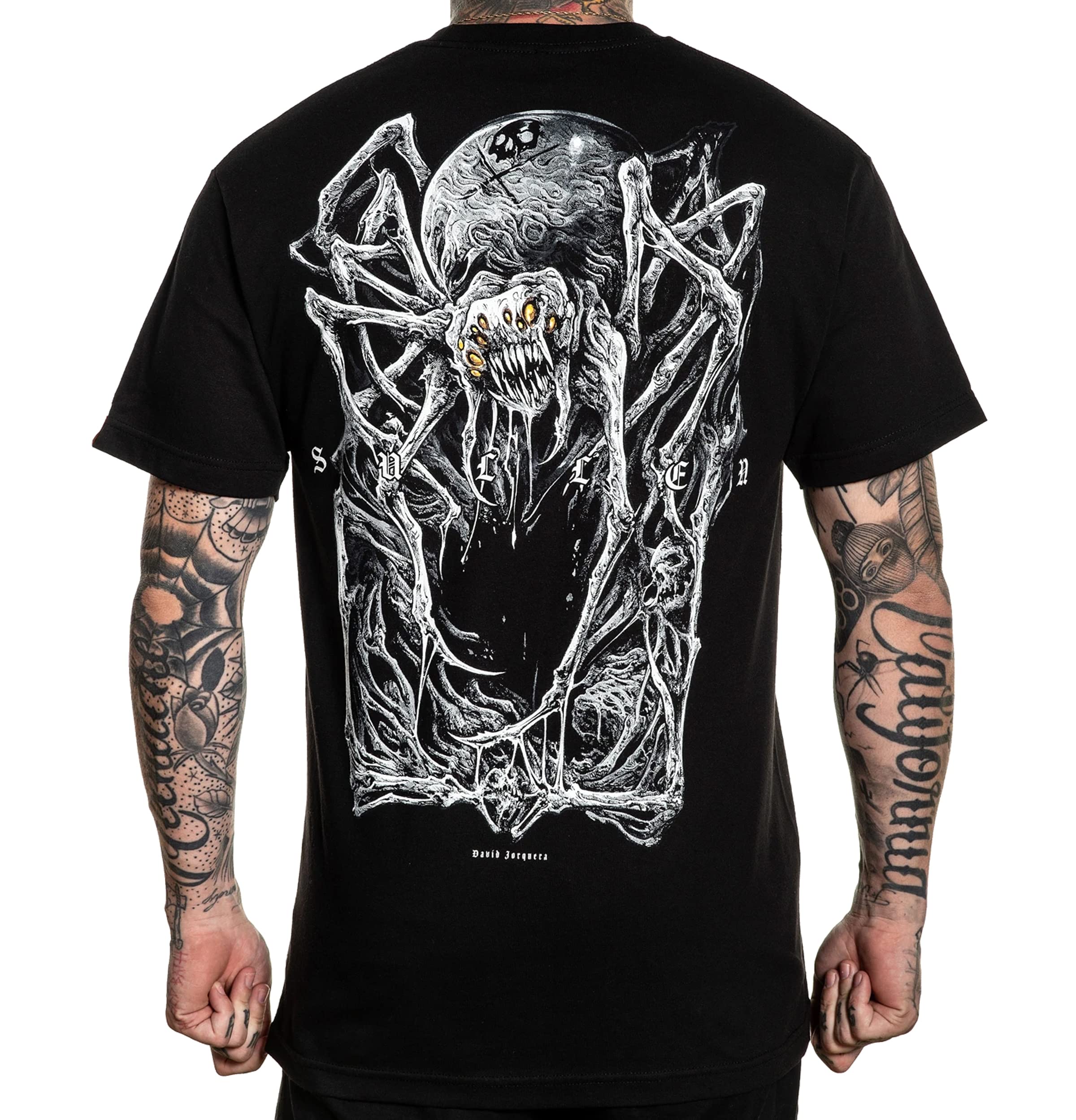 Sullen Art CollectiveSullen Jorquera Short Sleeve Standard Fit Graphic Tattoo Skull T-Shirt for Men