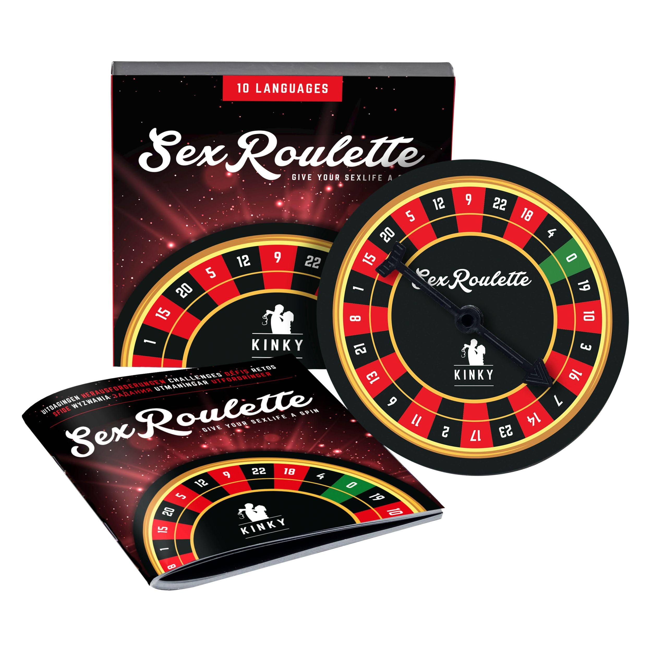 Tease & Please Kinky Sex Roulette Game for Couples - Mixed colours