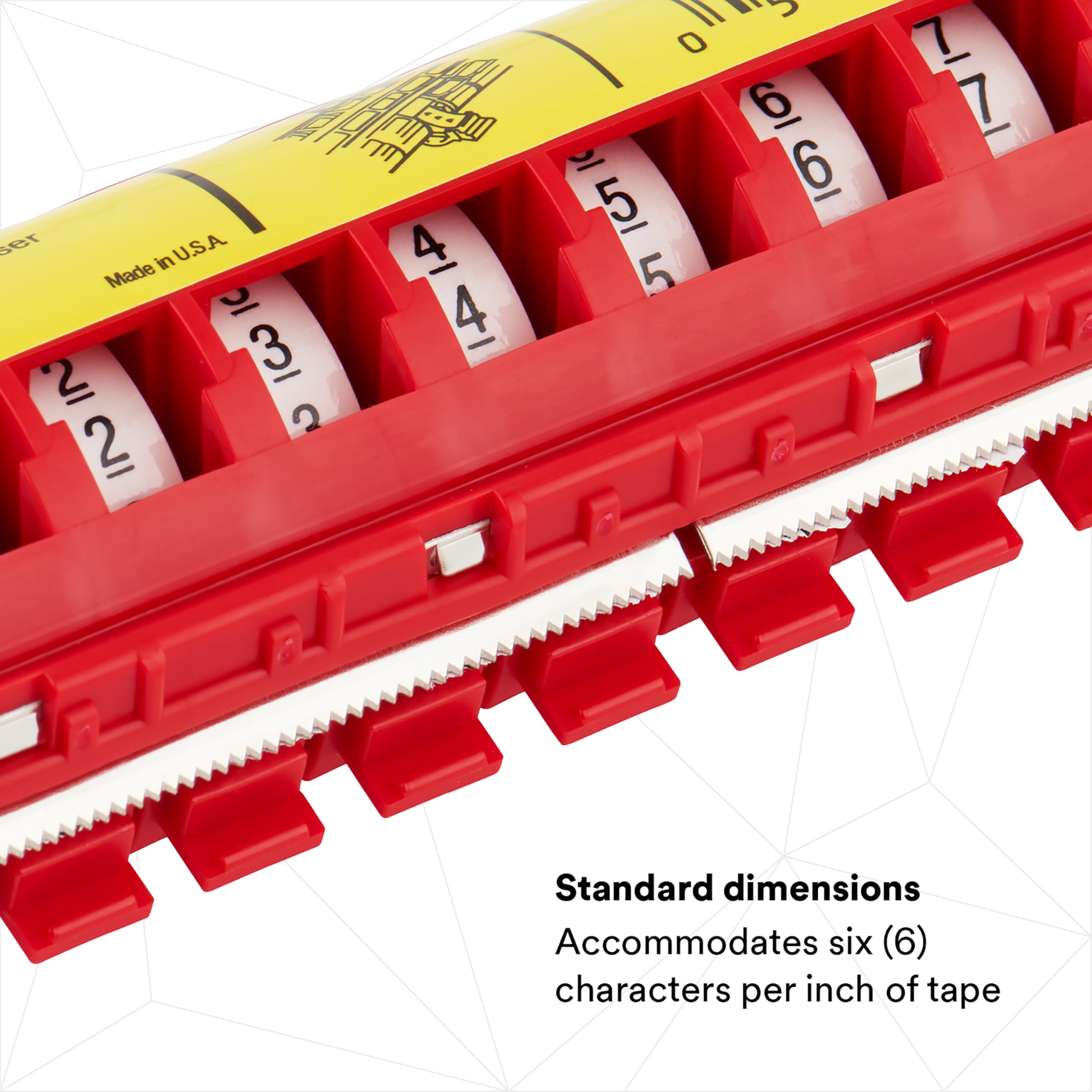 3M - Dispensador de cinta adhesiva, de plástico rojo, blanco, y amarillo. Código: STD-0-9