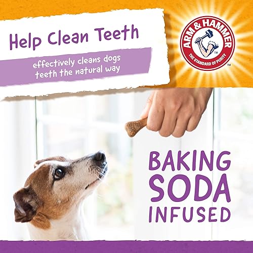 Miniatura 5 de Arm & Hammer Masticables dentales para perros  Golosinas dentales para perros que luchan contra el mal aliento y eliminan placa y sarro sin