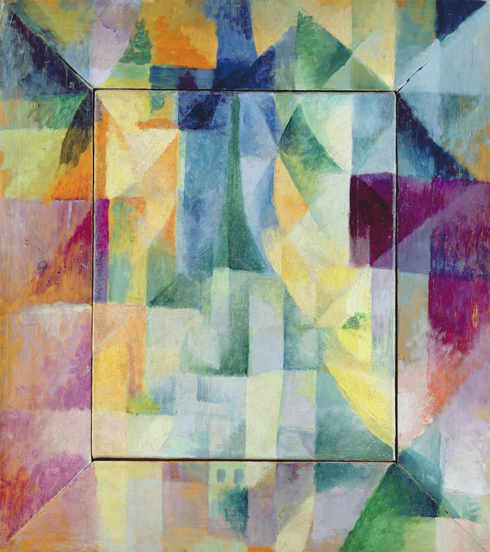 POSTERIIk Famous Animal Posters Vintage Picture Simultaneous Windows on the City by Robert Delaunay Modern Wall Decor for Home Decor 60x90cm