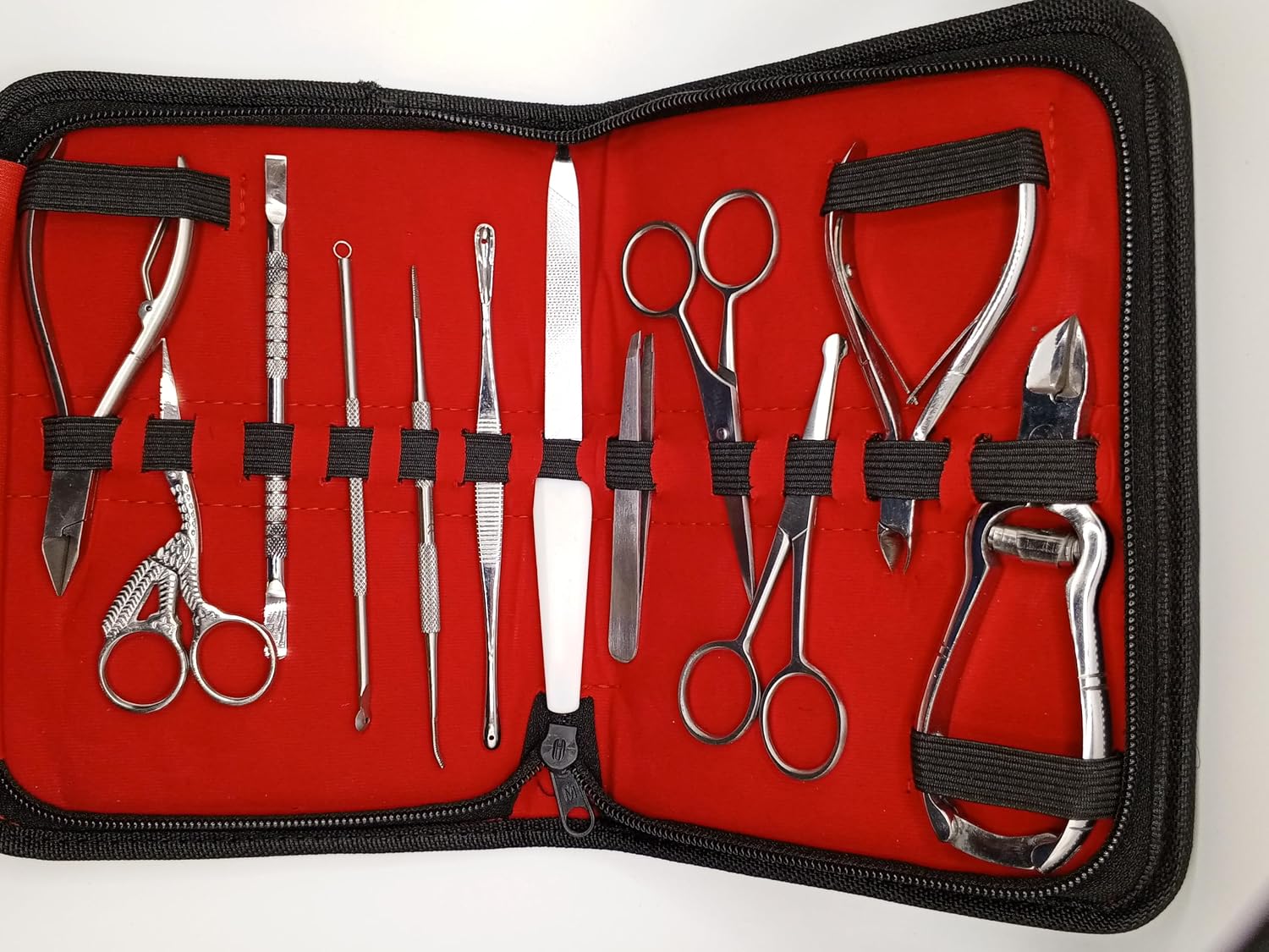 Professional Manicure Set 12 Piece Model AGM-NAS-1688-12P