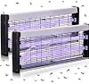 2 Pack Electric Bug Zapper, Indoor and Outdoor Mosquito Killer with Removable Tray 40w Powerful UV Light Pest Traps Insect Fly Pest Killer Easy to Clean for Bedroom Balcony Garage Patio Office