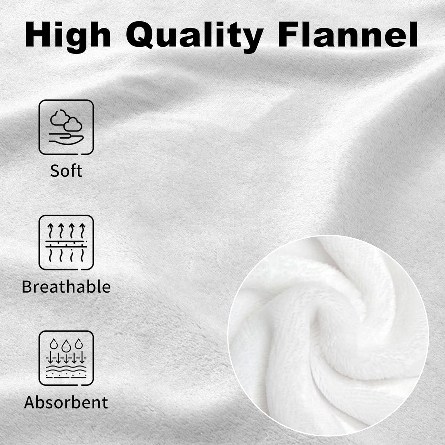 Easycosy Ships Next Day, Custom Blankets with Picture and Text, High-Definition Printed Personalized Blankets, Customized Photo Throw Blanket for Mom, Dad, Couple, Him & Her