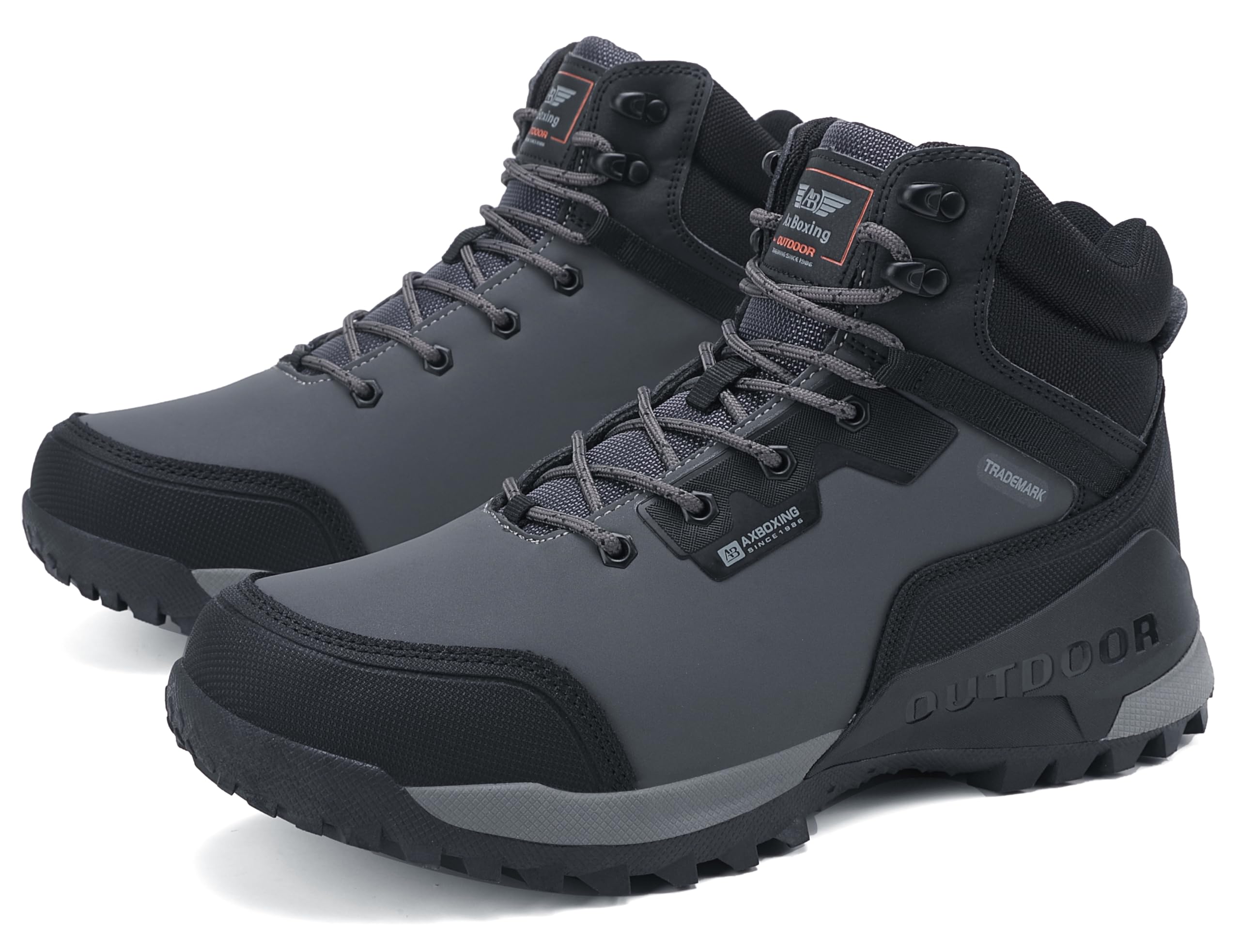 ARRIGO BELLO Winterschuhe Herren Winterstiefel Schneestiefel Warm Gefütterte Stiefelette Arbeitsschuhe Arbeitsstiefel Wandern Arbeiten 41-46