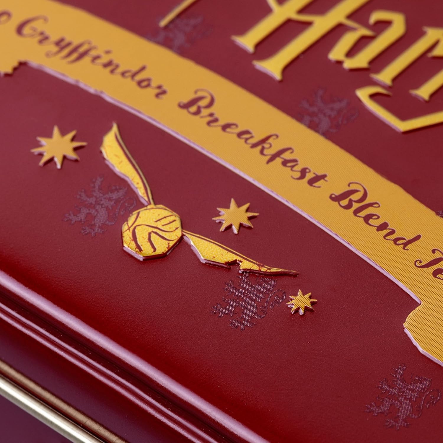New English Teas Harry Potter House Crest 4x Tea Tin Collection with 4x 40 Teabags (Total 160 Teabags)