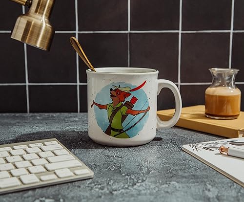 Miniatura 5 de Disney Robin Hood - Taza de cerámica para caravana, taza de café para café expreso, té, capacidad para 20 onzas