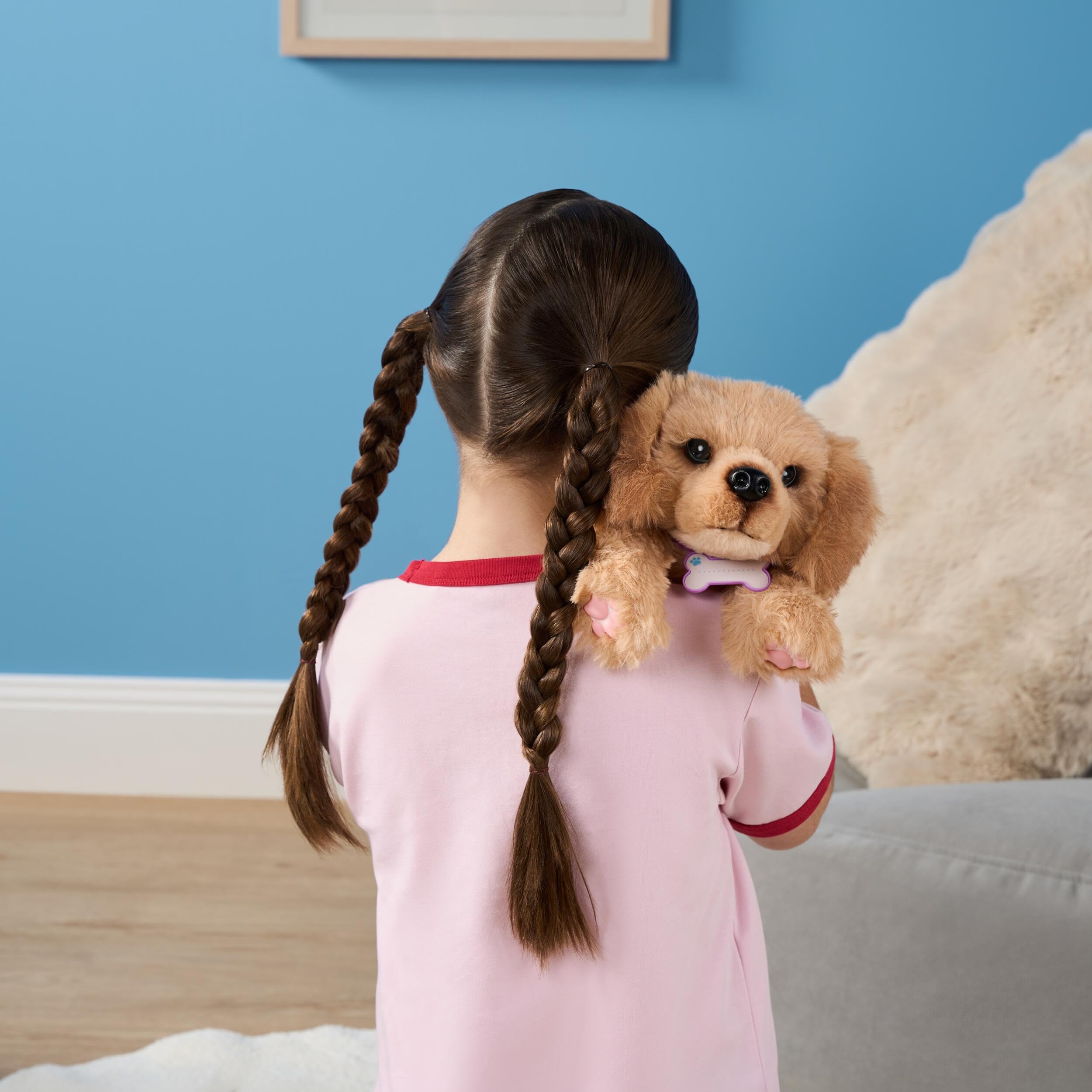 Little Live Pets My Really Real Puppy - Bailey - Peluche Interactivo con +60 Sonidos y reacciones - 32,8 cm - Parpadeo Realista - Come y emite Sonidos como un Perrito de Verdad - A Partir de 4 años