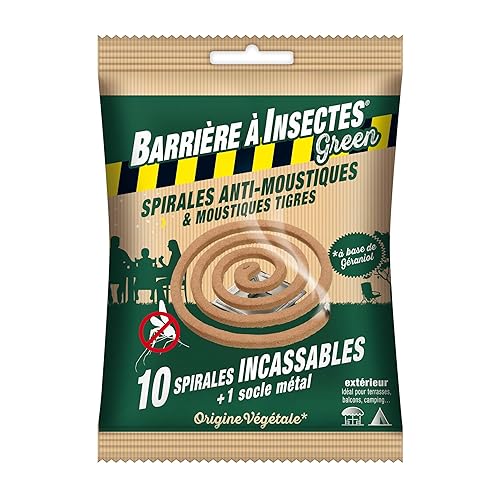 BARRIERE A INSECTES Green Anti-moustiques à Base de géraniol-Sachet de