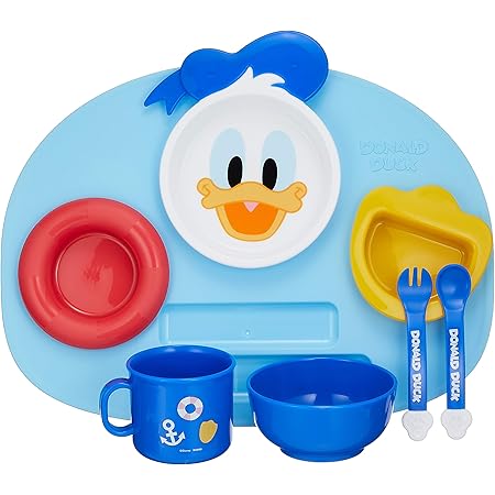 Amazon 錦化成 ベビー食器セット ドナルドダック ベビー食器セット ベビー マタニティ 通販