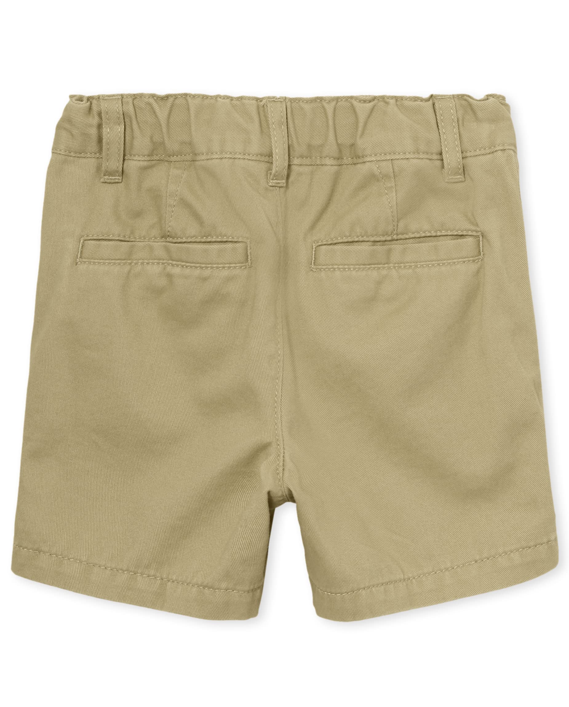 The Children's Place Baby And Toddler Uniform Chino Shorts 2-pack - Shorty Niemowlęta - chłopcy