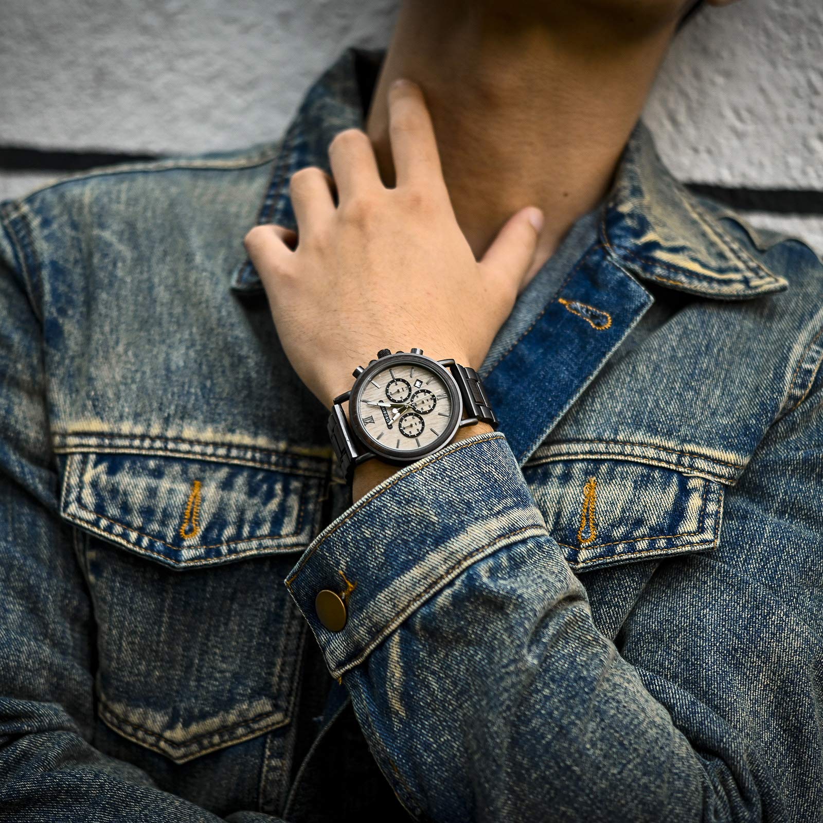BOBO BIRD 2021 Neue Herren Armbanduhren Stilvolle Holz-Uhr Analog Quarz Casual Holz-Armbanduhr mit Geschenkbox