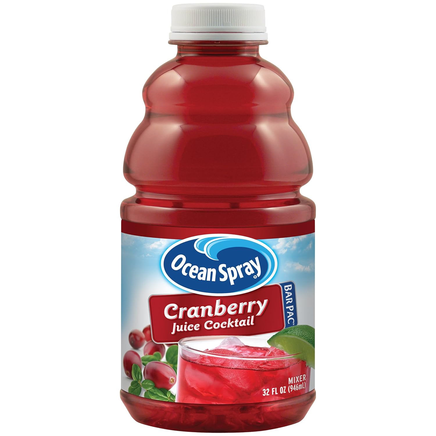 Ocean Spray, Cranberry Bar PAC Pet 32 fl oz. (12 count)
