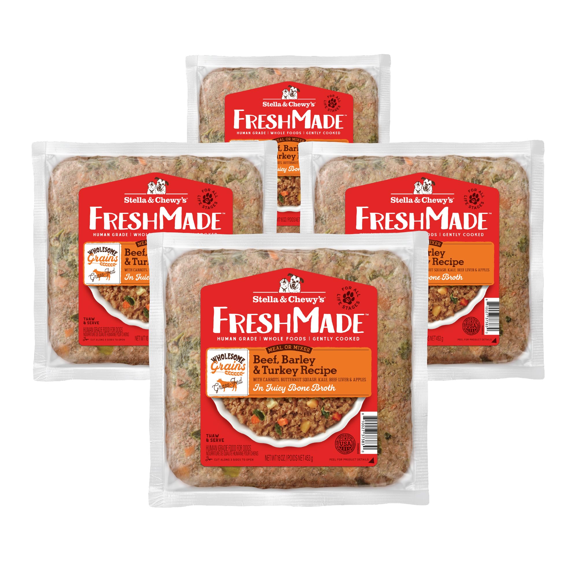 Stella & Chewy's FreshMade Beef, Barley & Turkey